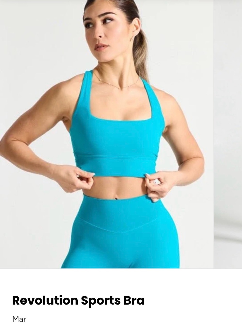 BuffBunny Revolution Sports Bra - Teal